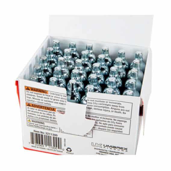 UX 12G CO2 CYLINDER-30 COUNT